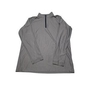 Mens Under‎ Armour loose fit heat gear 1/4 quarter zip 2XL/XXL gray